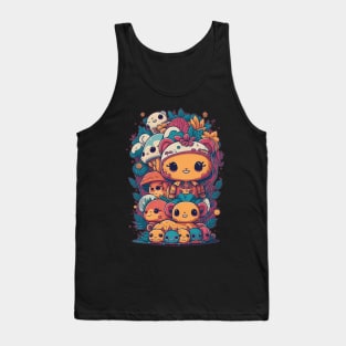 Kawaii Dreams - Where Cute Characters Roam Tank Top